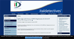 Desktop Screenshot of italdetectives.org