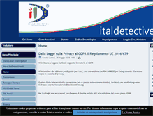 Tablet Screenshot of italdetectives.org